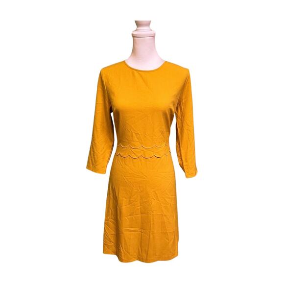 Banana Republic Mustard Mini Dress - Picture 2 of 8